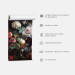 Wall Mural Scent of Spring - Abstraction with Composition of Flowers on an Irregular Background 60710 additionalThumb 15