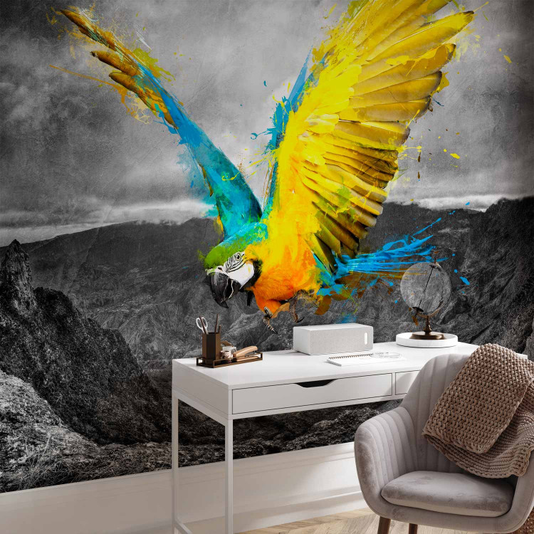 Photo Wallpaper Exotic parrot 61310 additionalImage 4