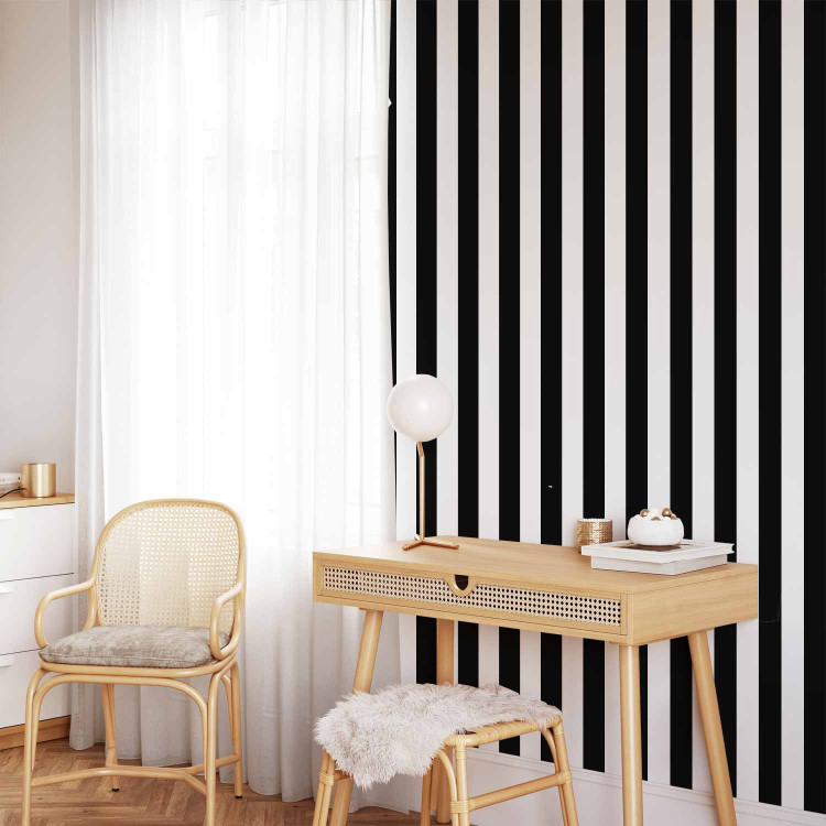 Wallpaper Zebra: black and white 89110 additionalImage 5