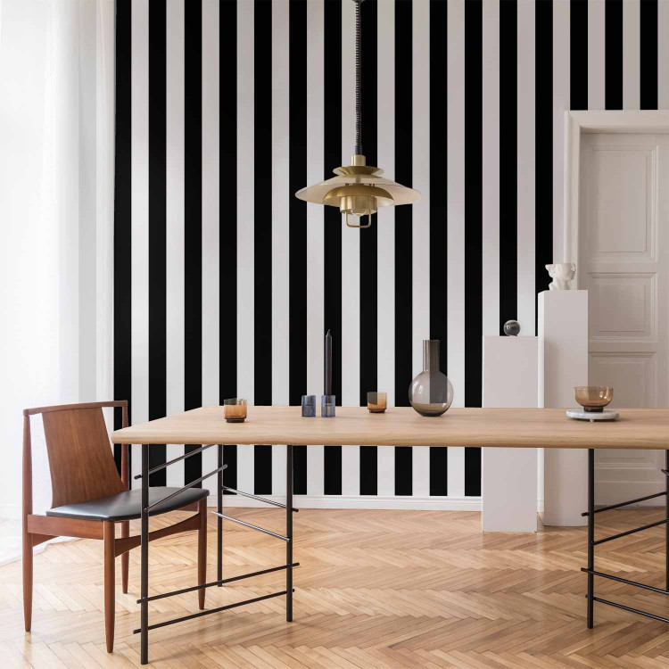 Wallpaper Zebra: black and white 89110 additionalImage 8