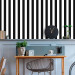Wallpaper Zebra: black and white 89110
