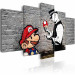 Canvas Print Super Mario Mushroom Cop (Banksy) 94910 additionalThumb 2
