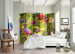Room Separator Summer Flowers II - colorful flowers on a green meadow on a sunny day 97010 additionalThumb 2