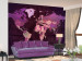 Photo Wallpaper Purple World Map 106120 additionalThumb 2