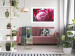 Poster Rose Geometry - composition with intense-colored rose petals 117220 additionalThumb 4