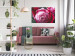 Poster Rose Geometry - composition with intense-colored rose petals 117220 additionalThumb 23