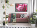 Poster Rose Geometry - composition with intense-colored rose petals 117220 additionalThumb 5
