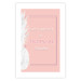 Poster Let's Get Lost in Tropical Paradise - English text on a pink background 123220 additionalThumb 19