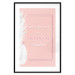 Poster Let's Get Lost in Tropical Paradise - English text on a pink background 123220 additionalThumb 15