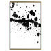 Wall Poster Trace of Passion - black abstract spots and patterns on white background 123520 additionalThumb 20