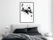Wall Poster Trace of Passion - black abstract spots and patterns on white background 123520 additionalThumb 4