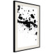 Wall Poster Trace of Passion - black abstract spots and patterns on white background 123520 additionalThumb 3