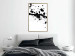 Wall Poster Trace of Passion - black abstract spots and patterns on white background 123520 additionalThumb 7