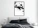 Wall Poster Trace of Passion - black abstract spots and patterns on white background 123520 additionalThumb 5