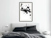 Wall Poster Trace of Passion - black abstract spots and patterns on white background 123520 additionalThumb 22