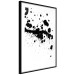 Wall Poster Trace of Passion - black abstract spots and patterns on white background 123520 additionalThumb 13