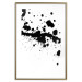 Wall Poster Trace of Passion - black abstract spots and patterns on white background 123520 additionalThumb 14