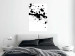 Wall Poster Trace of Passion - black abstract spots and patterns on white background 123520 additionalThumb 23