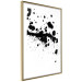 Wall Poster Trace of Passion - black abstract spots and patterns on white background 123520 additionalThumb 6