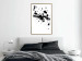 Wall Poster Trace of Passion - black abstract spots and patterns on white background 123520 additionalThumb 13