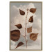 Poster September - plant with brown leaves against sky and clouds in sepia 123620 additionalThumb 16