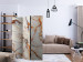 Room Divider Marble Slab (3-piece) - light composition with a stone texture 124320 additionalThumb 4