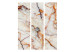 Room Divider Marble Slab (3-piece) - light composition with a stone texture 124320 additionalThumb 3