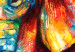 Poster Hot Africa - abstract colorful strokes on the background of a colorful elephant 127320 additionalThumb 12