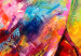 Poster Hot Africa - abstract colorful strokes on the background of a colorful elephant 127320 additionalThumb 9
