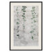 Wall Poster Grapevine - composition of green leaves on a gray fabric texture 127520 additionalThumb 19