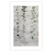 Wall Poster Grapevine - composition of green leaves on a gray fabric texture 127520 additionalThumb 19