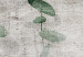 Wall Poster Grapevine - composition of green leaves on a gray fabric texture 127520 additionalThumb 10