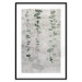 Wall Poster Grapevine - composition of green leaves on a gray fabric texture 127520 additionalThumb 15