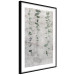 Wall Poster Grapevine - composition of green leaves on a gray fabric texture 127520 additionalThumb 6