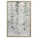 Wall Poster Grapevine - composition of green leaves on a gray fabric texture 127520 additionalThumb 21
