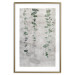 Wall Poster Grapevine - composition of green leaves on a gray fabric texture 127520 additionalThumb 16