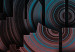 Poster City of Shadows - abstract city architecture on colorful texture 128020 additionalThumb 12