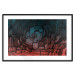 Poster City of Shadows - abstract city architecture on colorful texture 128020 additionalThumb 15