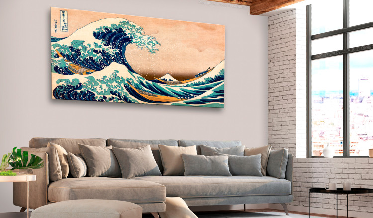 Large canvas print The Great Wave off Kanagawa II [Large Format] 128620 additionalImage 5