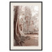 Poster Angkor Ruins - landscape of architecture and nature in brown tones 129720 additionalThumb 19
