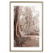 Poster Angkor Ruins - landscape of architecture and nature in brown tones 129720 additionalThumb 14