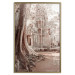 Poster Angkor Ruins - landscape of architecture and nature in brown tones 129720 additionalThumb 21