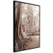 Poster Angkor Ruins - landscape of architecture and nature in brown tones 129720 additionalThumb 13