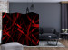 Room Separator Fear of Darkness II (5-piece) - black-red abstraction 132820 additionalThumb 4