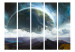 Room Separator Earth II - fantasy mountain landscape against a sky with a large planet 134120 additionalThumb 3
