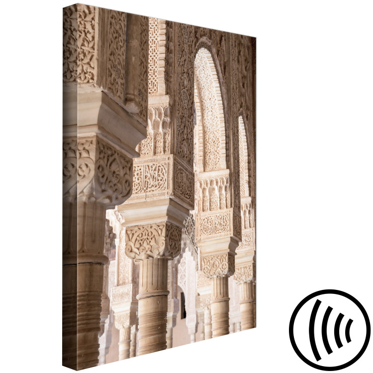 Canvas Art Print Lace Columns (1-piece) Vertical - urban architecture of Morocco 134720 additionalImage 6