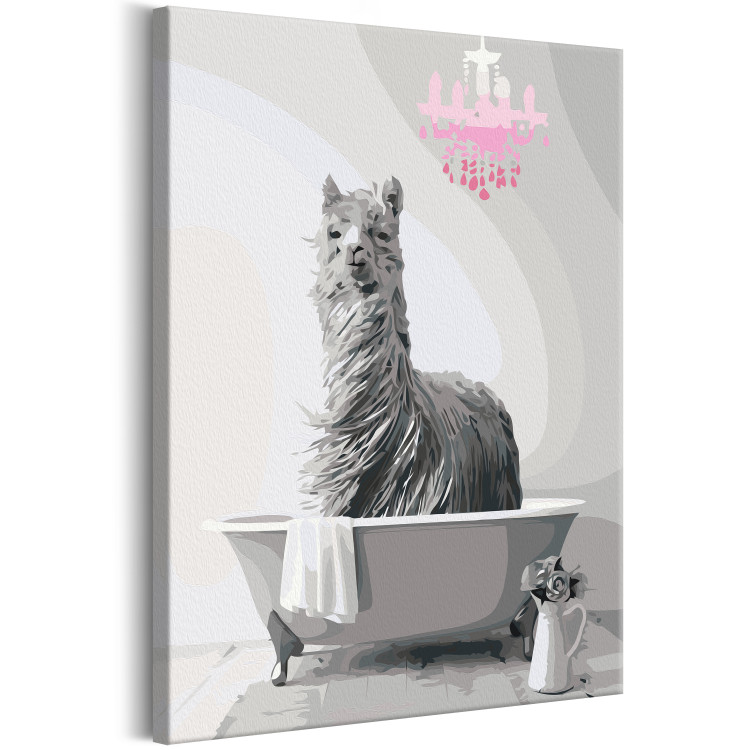 Paint by Number Kit Lama in the Bathtub 135320 additionalImage 5