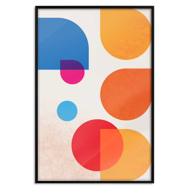 Poster Colorful Harmony - colorful geometric figures in an abstract motif 135620 additionalImage 10
