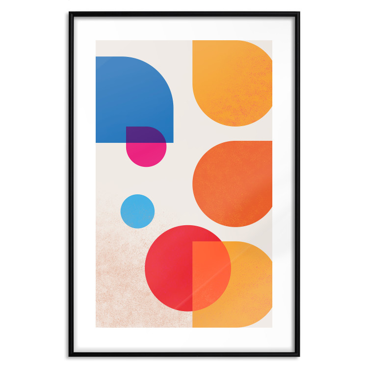Poster Colorful Harmony - colorful geometric figures in an abstract motif 135620 additionalImage 7