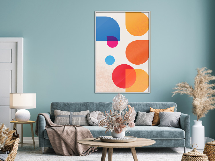 Poster Colorful Harmony - colorful geometric figures in an abstract motif 135620 additionalImage 8